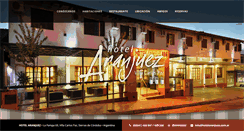 Desktop Screenshot of hotelaranjuez.com.ar