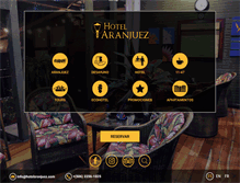 Tablet Screenshot of hotelaranjuez.com